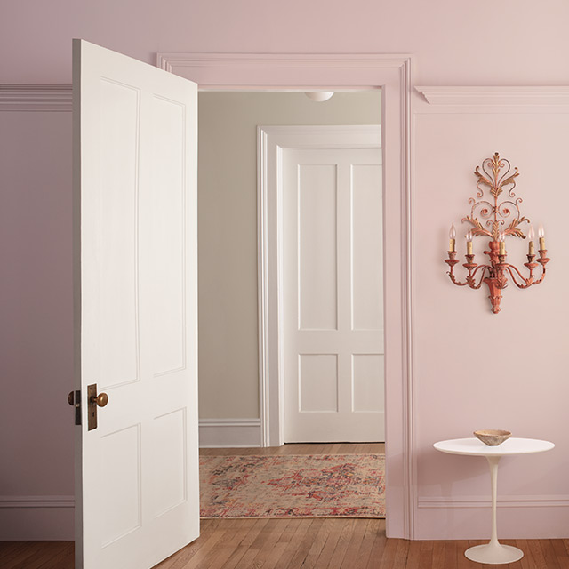 pleasant pink wall