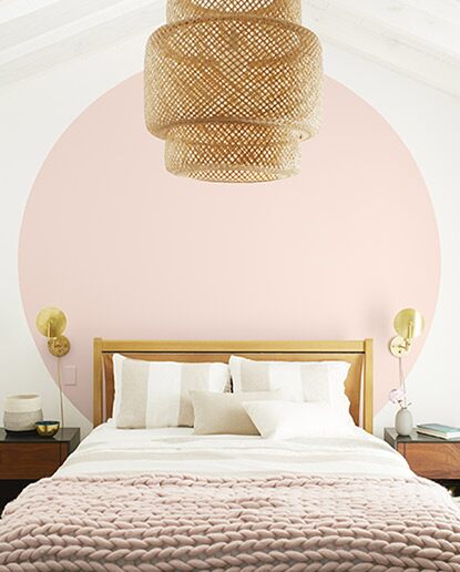 white pink bedroom